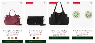 Kate Spade & Kate Spade Outlet Canada: Long Weekend Sale up to 70% off + Extra 20% off Select Styles
