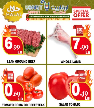 Ugarit Market Flyer August 26 to September 1