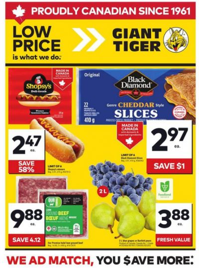 Giant Tiger Canada Flyer Deals: August 27th – September 1st