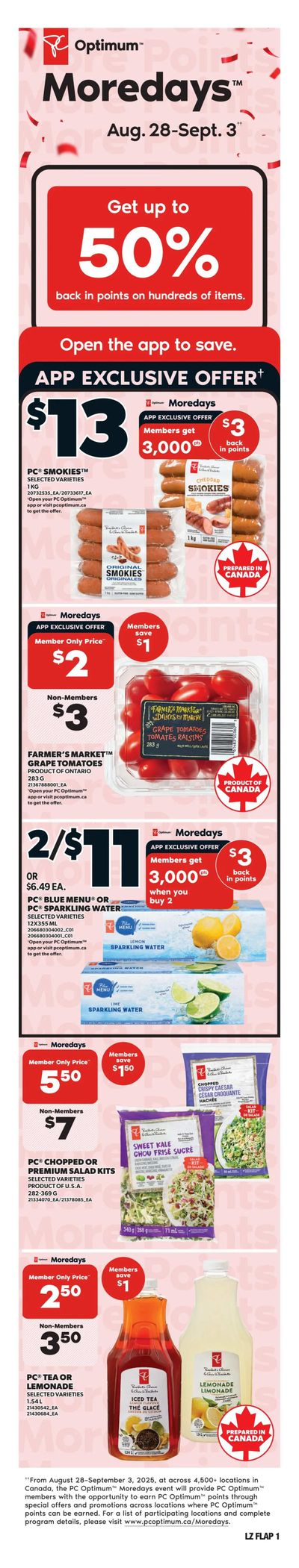 Zehrs Flyer August 28 to September 3