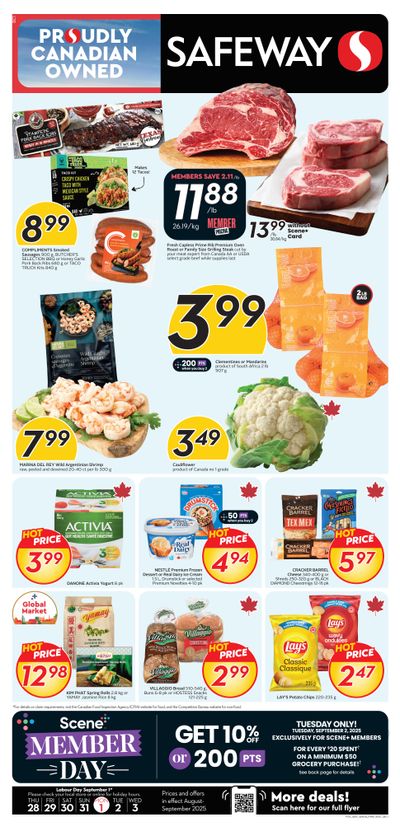 Safeway (BC) Flyer August 28 to September 3