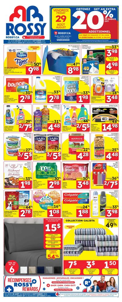 Rossy Flyer August 28 to September 3