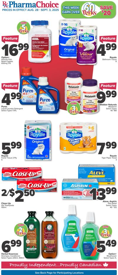 PharmaChoice (ON & Atlantic) Flyer August 28 to September 3