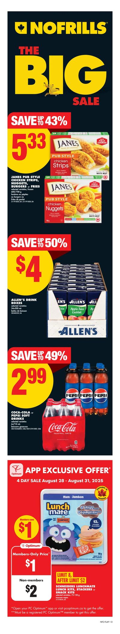 No Frills (ON) Flyer August 28 to September 3