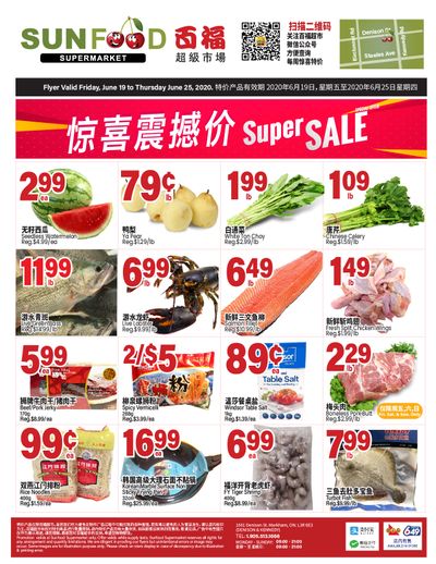 Sunfood Supermarket Flyer June 19 to 25