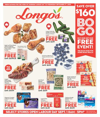 Longo's Flyer August 28 to September 3