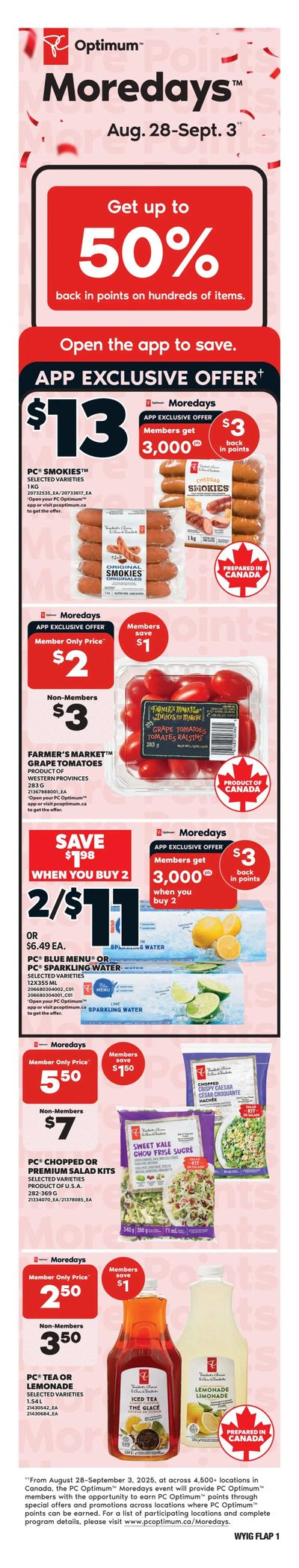 Independent Grocer (West) Flyer August 28 to September 3