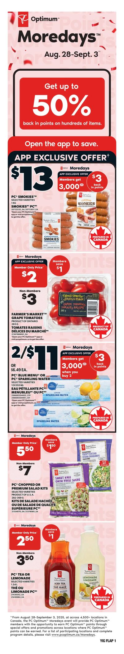 Independent Grocer (ON) Flyer August 28 to September 3
