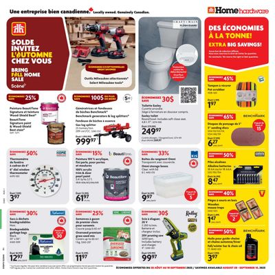 Home Hardware (QC) Flyer August 28 to September 10