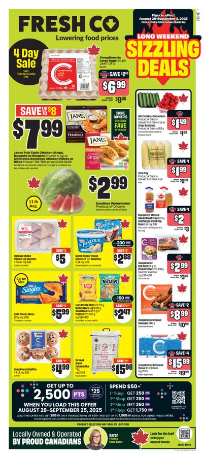 FreshCo (ON) Flyer August 28 to September 3