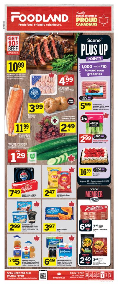 Foodland (ON) Flyer August 28 to September 3