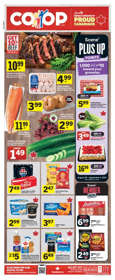 Foodland Co-op Flyer August 28 to September 3