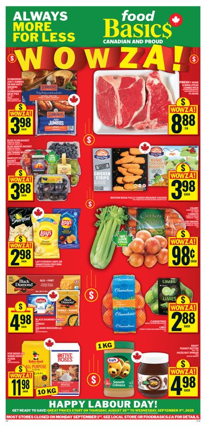 Food Basics Flyer August 28 to September 3
