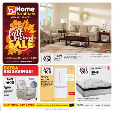Home Furniture (ON) Flyer August 28 to September 10