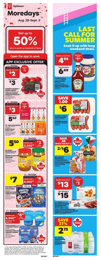 Real Atlantic Superstore Flyer August 28 to September 3