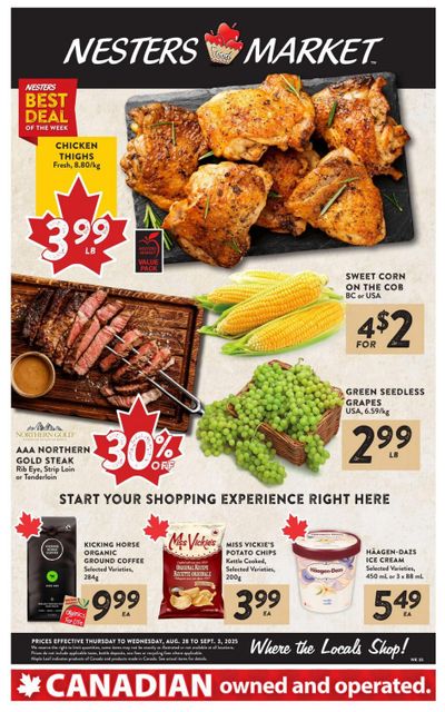 Nesters Market Flyer August 28 to September 3