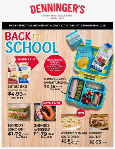 Denninger's Monthly Flyer August 27 to September 9