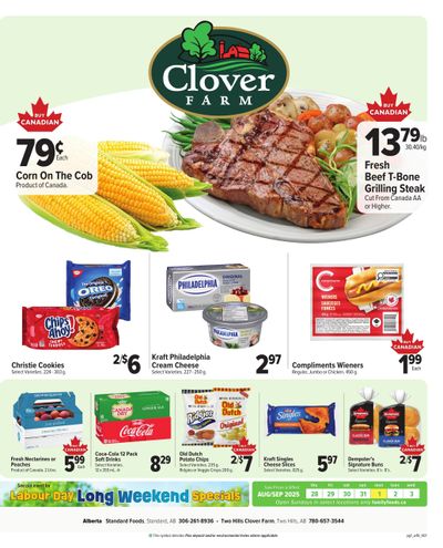 Clover Farm (West) Flyer August 28 to September 3