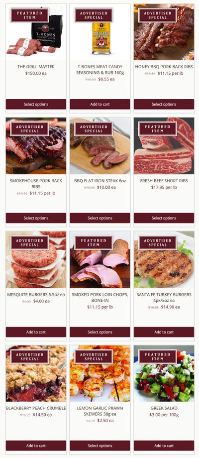T-Bone's Flyer August 27 to September 2