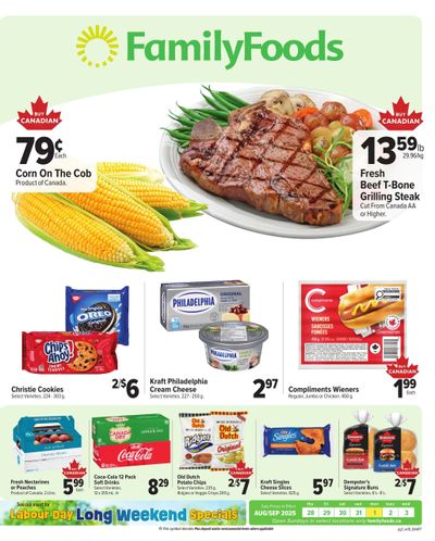 Family Foods Flyer August 28 to September 3