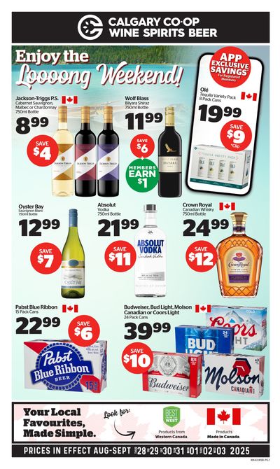 Calgary Co-op SWCB Flyer August 28 to September 3