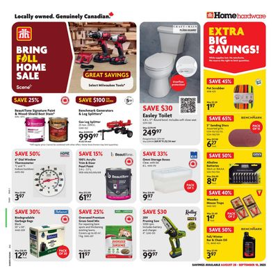Home Hardware (Atlantic) Flyer August 28 to September 10