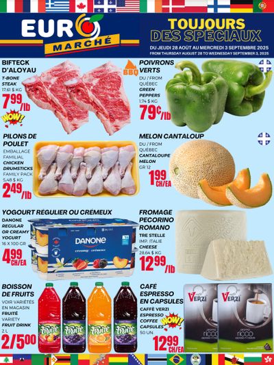 Euro Marche Flyer August 28 to September 3