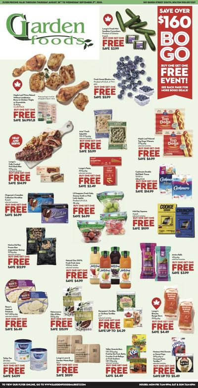 Garden Foods Flyer August 28 to September 3