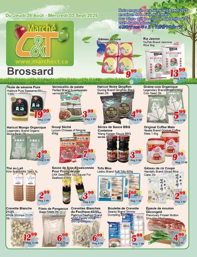 Marche C&T (Brossard) Flyer August 28 to September 3