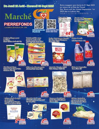 Marche C&T (Pierrefonds) Flyer August 28 to September 3