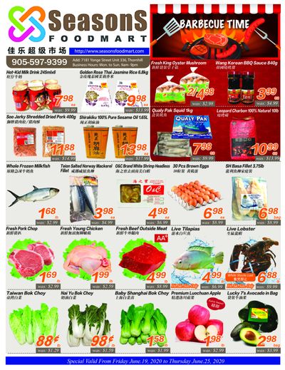 Seasons Food Mart (Thornhill) Flyer June 19 to 25
