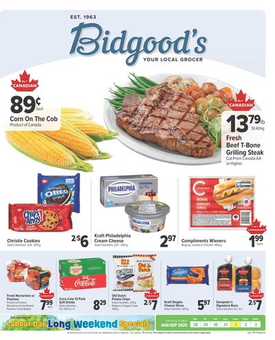 Bidgood's Flyer August 28 to September 3