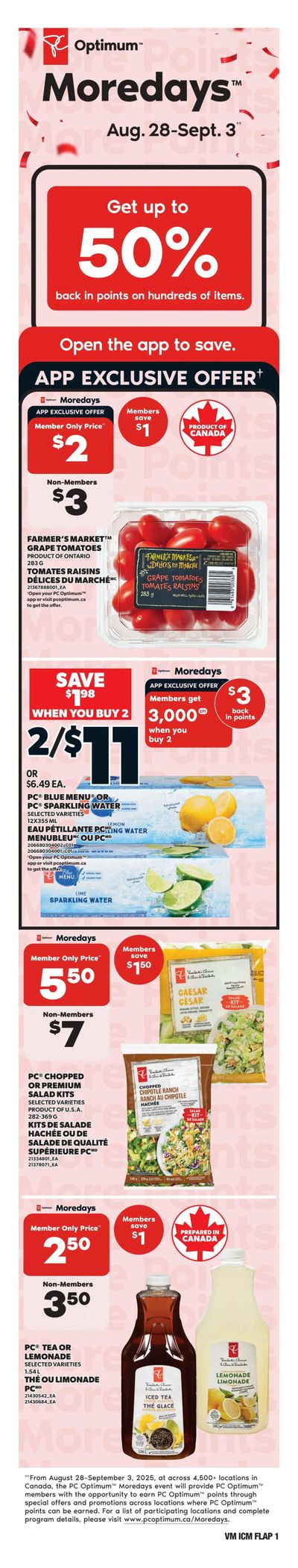 Loblaws City Market (ON) Flyer August 28 to September 3