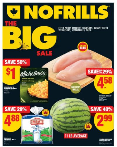 No Frills Canada Flyer Deals August 28th – September the 3rd
