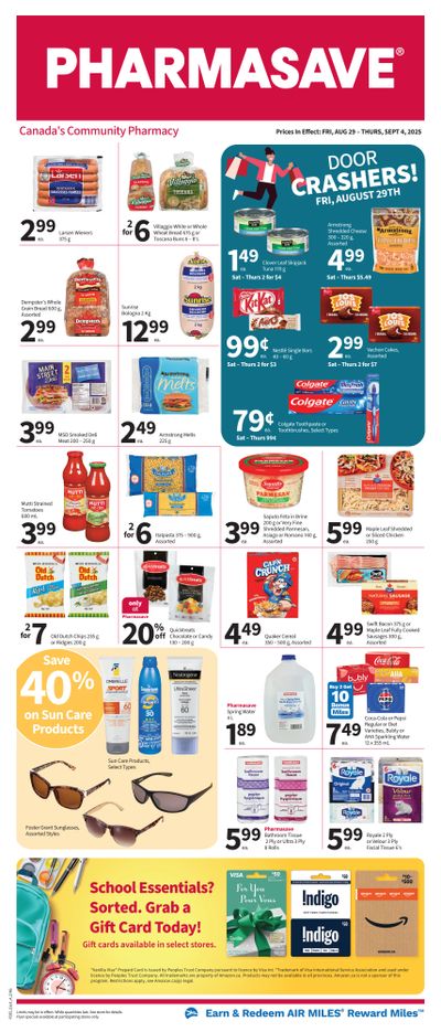 Pharmasave (Atlantic) Flyer August 29 to September 4