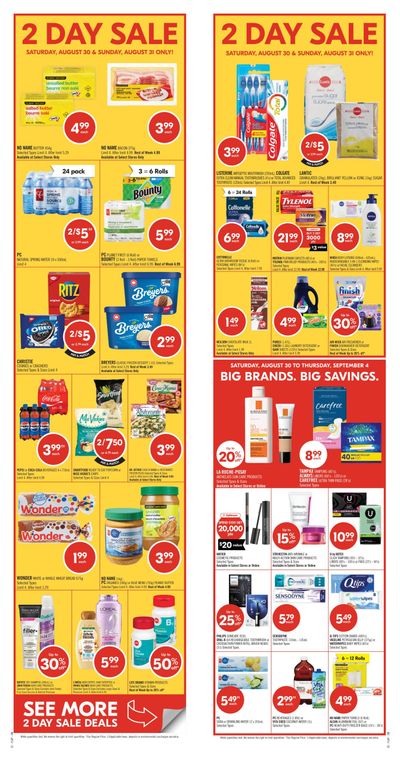 Shoppers Drug Mart (ON) Flyer August 30 to September 4