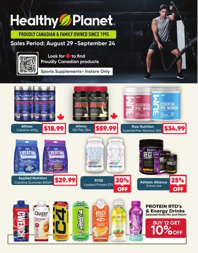 Healthy Planet Flyer August 28 to September 24