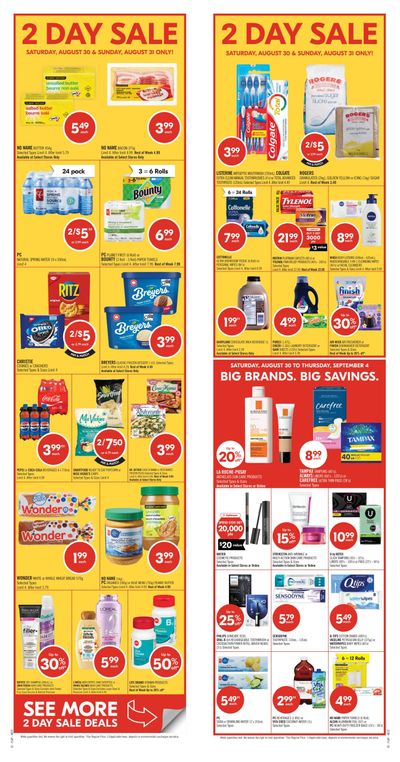 Shoppers Drug Mart (West) Flyer August 30 to September 4