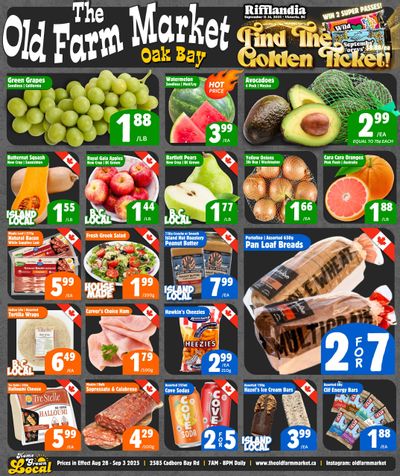 The Old Farm Market (Victoria) Flyer August 28 to September 3