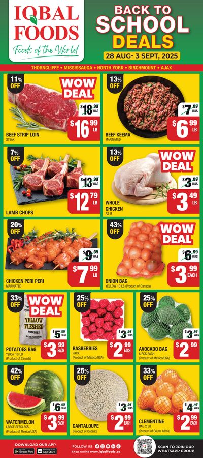 Iqbal Foods Flyer August 28 to September 3