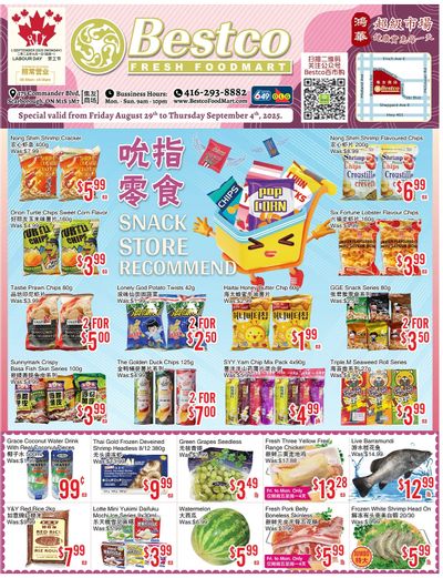 BestCo Food Mart (Scarborough) Flyer August 29 to September 4
