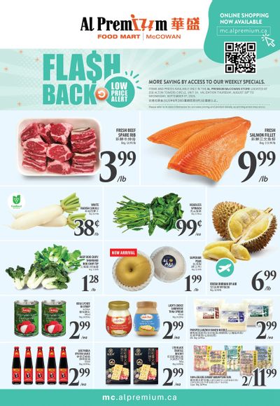 Al Premium Food Mart (McCowan) Flyer August 28 to September 3