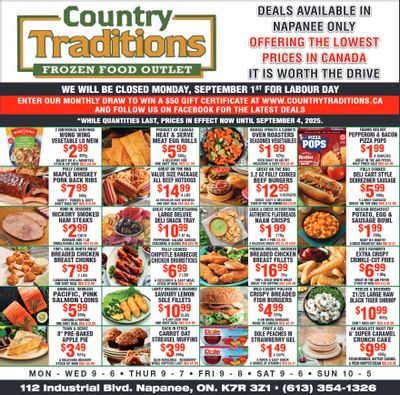 Country Traditions Flyer August 28 to September 4