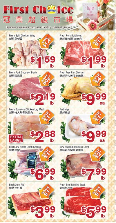 First Choice Supermarket Flyer June 19 to 25