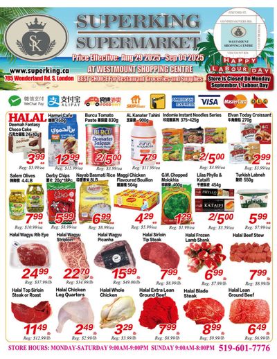 Superking Supermarket (London) Flyer August 29 to September 4