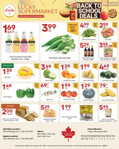 Lucky Supermarket (Winnipeg) Flyer August 29 to September 4
