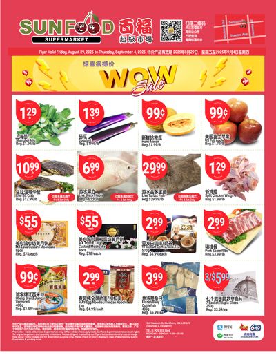 Sunfood Supermarket Flyer August 29 to September 4