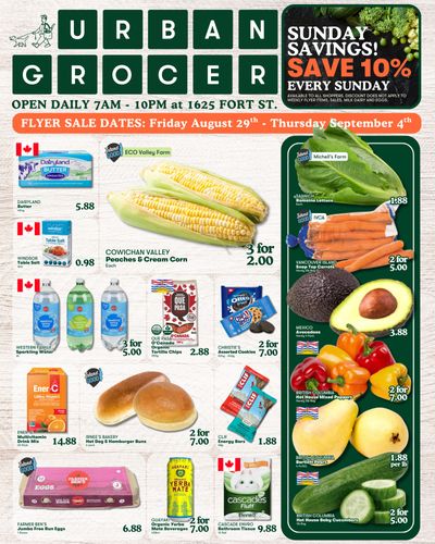 Urban Grocer Flyer August 29 to September 4