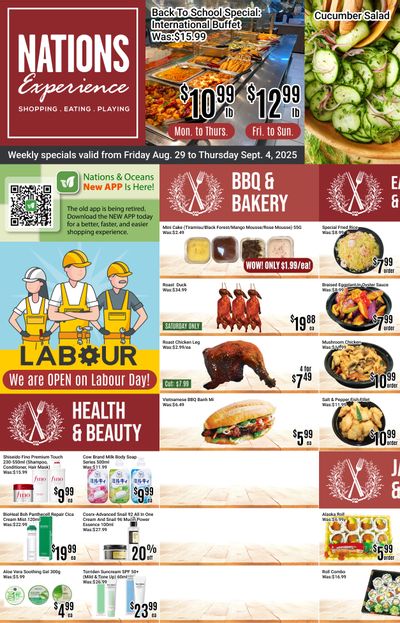 Nations Fresh Foods (Toronto) Flyer August 29 to September 4