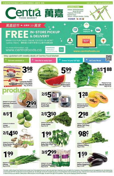 Centra Foods (Barrie) Flyer June 19 to 25